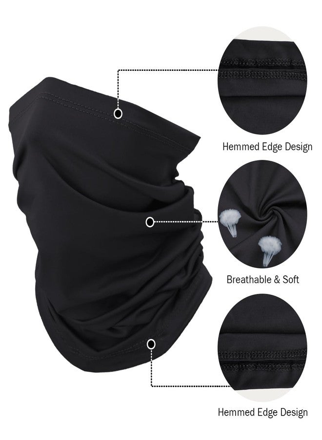 SRLLBBY Fishing Neck Gaiter, Sun Protection Face Mask, Cooling Neck Shield Scarf Cycling Balaclava Bandana for Men and Women (Black) - Image 3